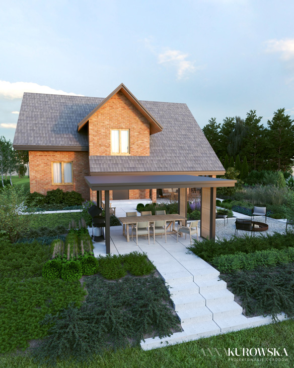 Ogród dla osoby starszej