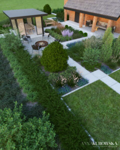 Ogród dla osoby starszej