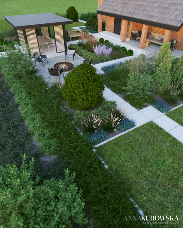 Ogród dla osoby starszej