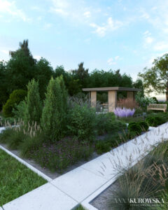 Ogród dla osoby starszej