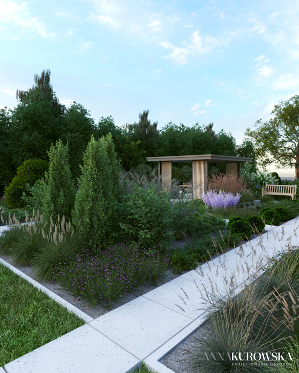 Ogród dla osoby starszej