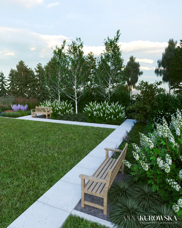 Ogród dla osoby starszej